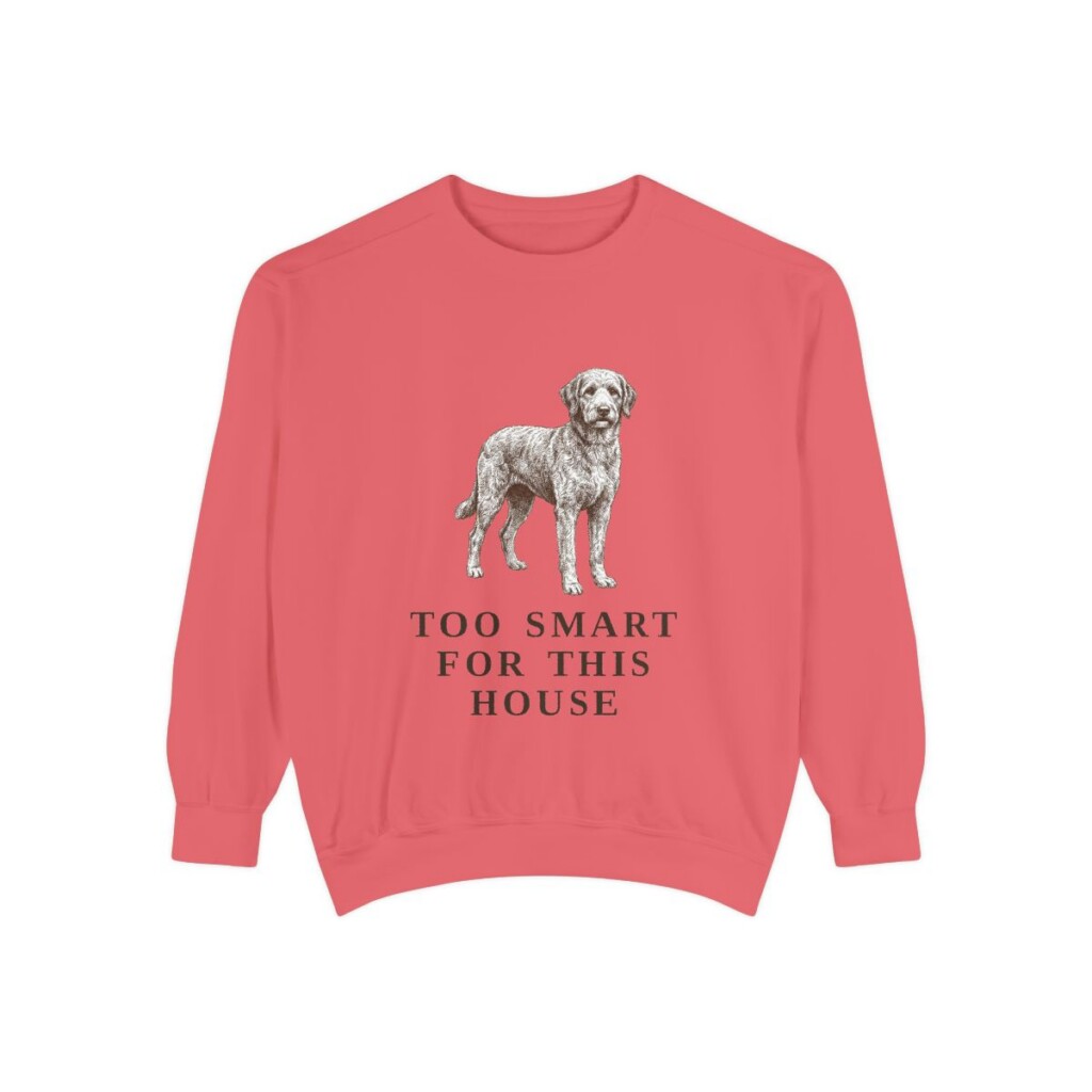 Aussiedoodle Humor Sweatshirt, Watermelon, front view