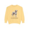 Aussiedoodle Latin Sweatshirt, Butter, front view