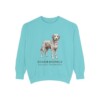 Aussiedoodle Latin Sweatshirt, Chalky Mint, front view