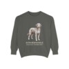 Aussiedoodle Latin Sweatshirt, Pepper, front view