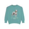Aussiedoodle Mom Sweatshirt, Seafoam, front view