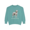 Aussiedoodle Sweatshirt, Seafoam, front view