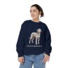 Aussiedoodle Sweatshirt, True Navy, person 2 front