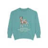Australian Cattle Dog Humor Sweatshirt, Seafoam, front view