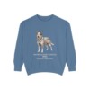 Australian Cattle Dog Latin Sweatshirt, Blue Jean, front view