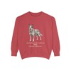 Australian Cattle Dog Latin Sweatshirt, Crimson, front view