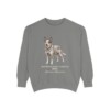 Australian Cattle Dog Latin Sweatshirt, Grey, front view