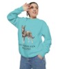 Australian Kelpie Sweatshirt, Chalky Mint, person 2 context
