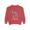 Australian Kelpie Humor Sweatshirt, Crimson, front view