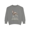 Australian Kelpie Humor Sweatshirt, Grey, front view