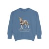 Australian Kelpie Latin Sweatshirt, Blue Jean, front view