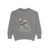 Australian Kelpie Latin Sweatshirt, Grey, front view