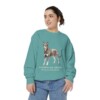 Australian Kelpie Latin Sweatshirt, Seafoam, person 2 front