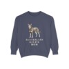 australian-kelpie-sweatshirt-mom-denim Australian Kelpie Mom Sweatshirt, Denim, front view
