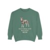 australian-kelpie-sweatshirt-mom-light-green Australian Kelpie Mom Sweatshirt, Light Green, front view