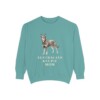 australian-kelpie-sweatshirt-mom-seafoam Australian Kelpie Mom Sweatshirt, Seafoam, front view
