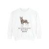 australian-kelpie-sweatshirt-mom-white Australian Kelpie Mom Sweatshirt, White, front view