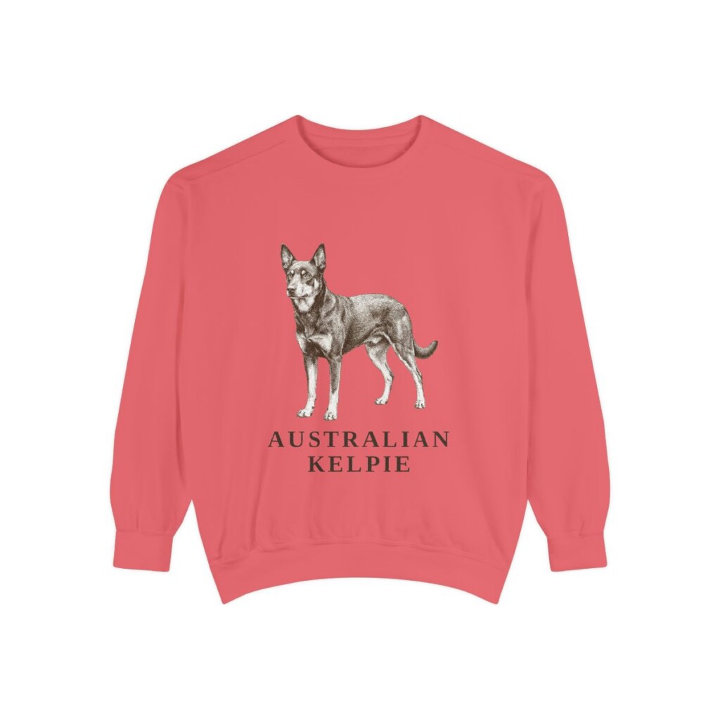 Australian Kelpie Sweatshirt, Watermelon, front view