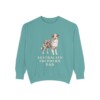 Australian Shepherd Dad Sweatshirt, Seafoam, front view