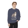Australian Shepherd Sweatshirt, Denim, person 1 front