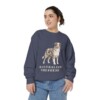 Australian Shepherd Sweatshirt, Denim, person 2 front