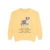 australian-shepherd-sweatshirt-humor-butter Australian Shepherd Humor Sweatshirt, Butter, front view