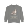 australian-shepherd-sweatshirt-humor-grey Australian Shepherd Humor Sweatshirt, Grey, front view