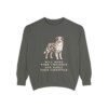 australian-shepherd-sweatshirt-humor-pepper Australian Shepherd Humor Sweatshirt, Pepper, front view