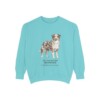 Australian Shepherd Latin Sweatshirt, Chalky Mint, front view