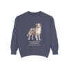 Australian Shepherd Latin Sweatshirt, Denim, front view