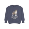 Australian Shepherd Mom Sweatshirt, Denim, front view