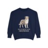 Australian Shepherd Sweatshirt, True Navy, front view