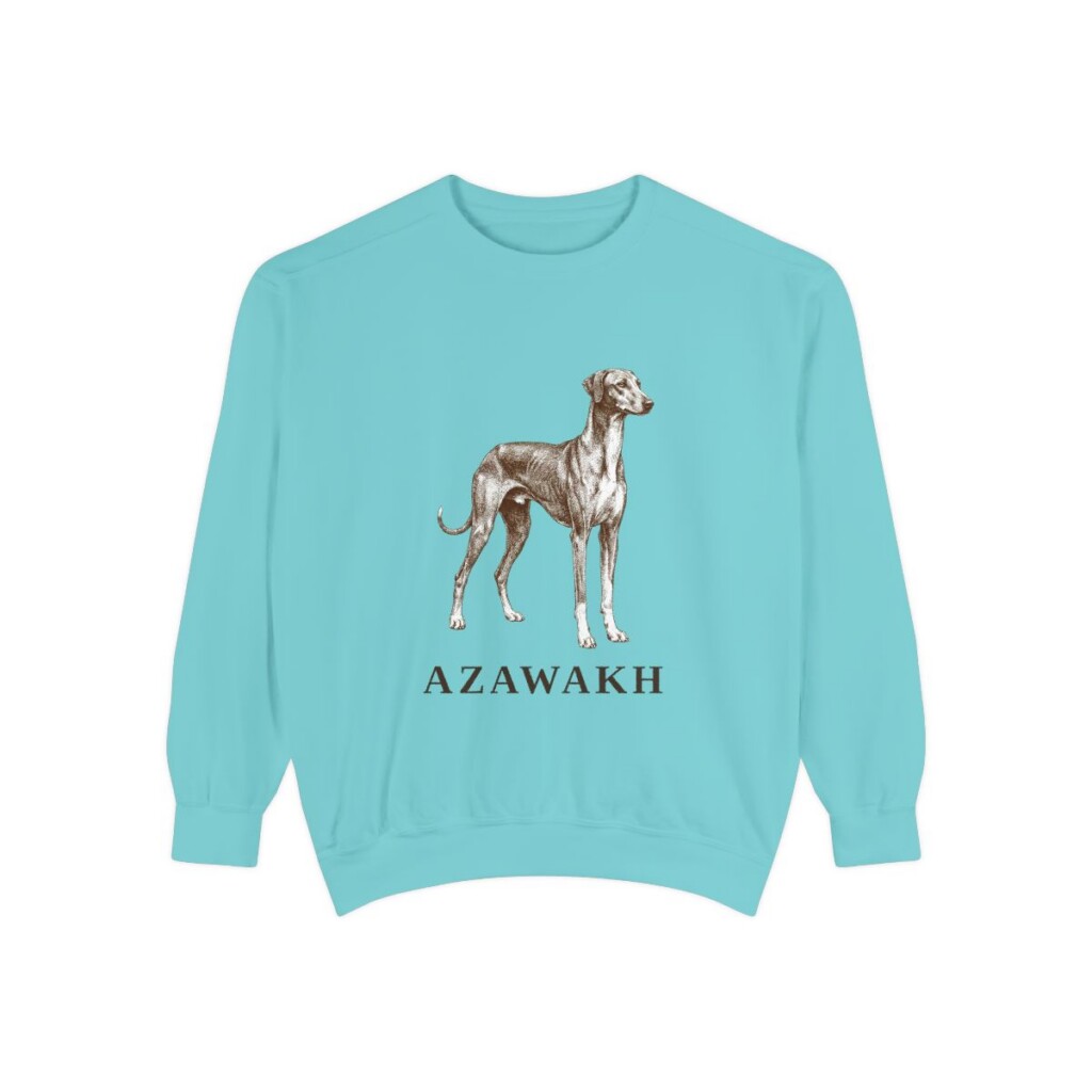 Azawakh Sweatshirt, Chalky Mint, front view