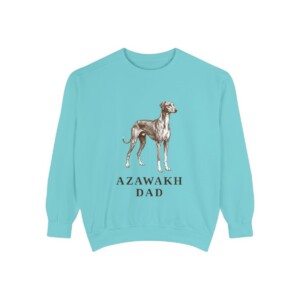 Azawakh Dad Sweatshirt, Chalky Mint, front view