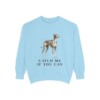 Azawakh Humor Sweatshirt, Chambray, front view