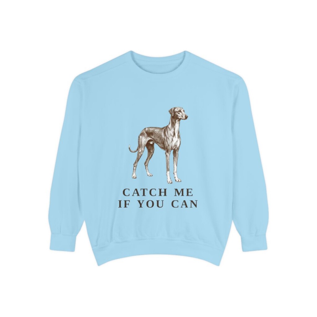 Azawakh Humor Sweatshirt, Chambray, front view