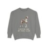 Azawakh Humor Sweatshirt, Grey, front view