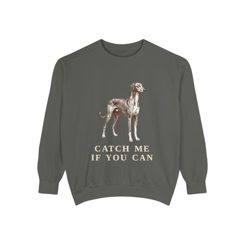 Azawakh Humor Sweatshirt, Pepper, front view