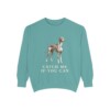 Azawakh Humor Sweatshirt, Seafoam, front view