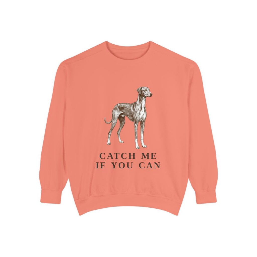 Azawakh Humor Sweatshirt, Terracotta, front view