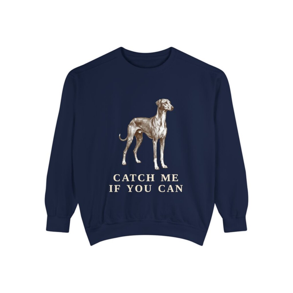 Azawakh Humor Sweatshirt, True Navy, front view