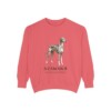 Azawakh Latin Sweatshirt, Watermelon, front view