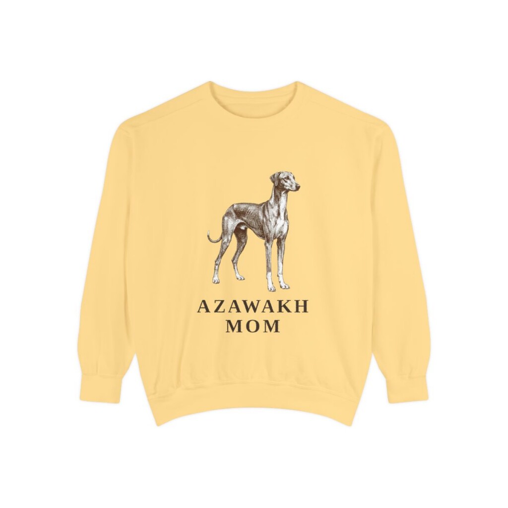 Azawakh Mom Sweatshirt, Butter, front view