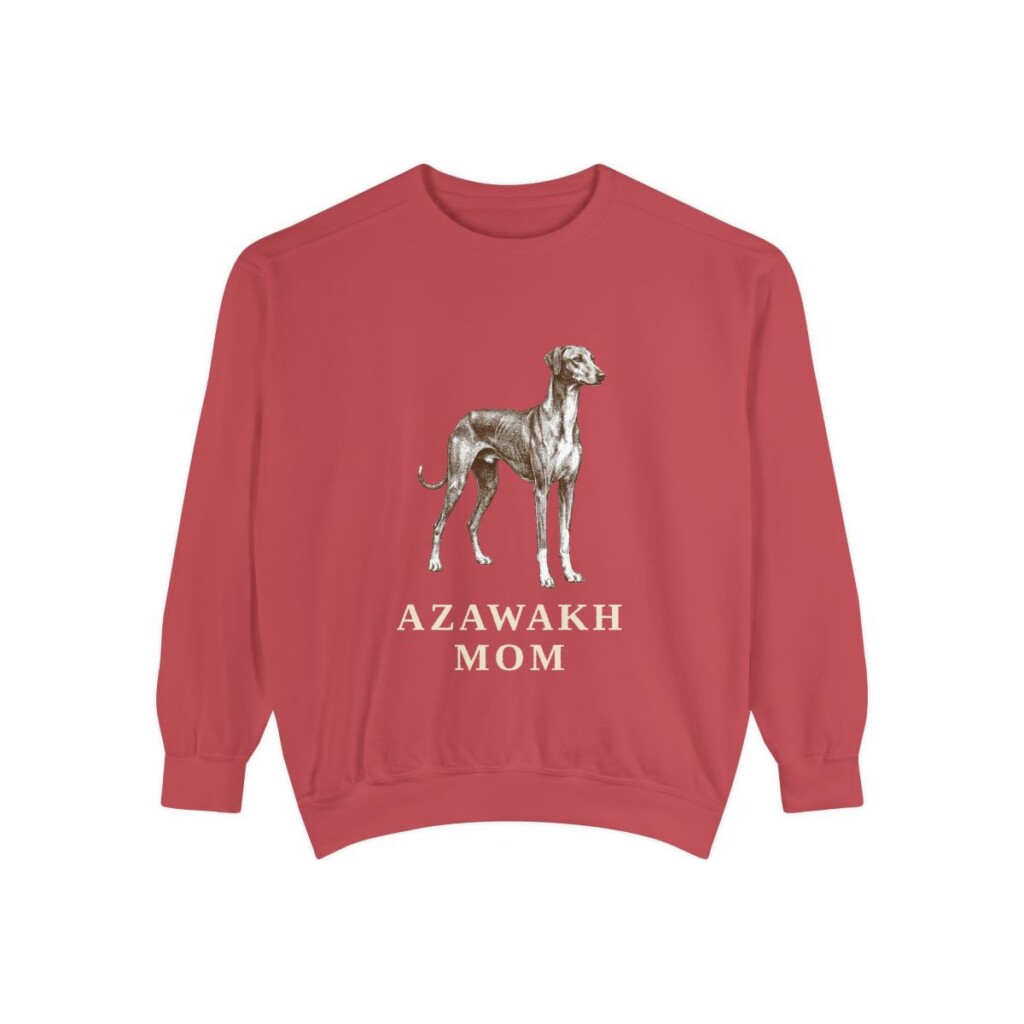 Azawakh Mom Sweatshirt, Crimson, front view