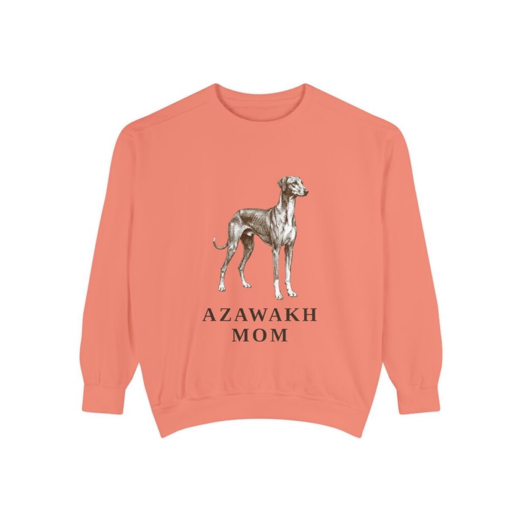 Azawakh Mom Sweatshirt, Terracotta, front view