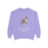 Azawakh Mom Sweatshirt, Violet, front view