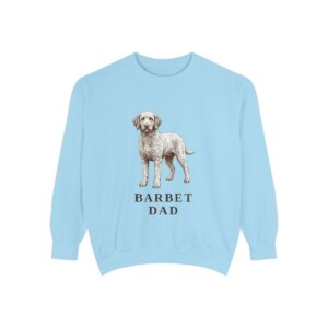Barbet Dad Sweatshirt, Chambray, front view
