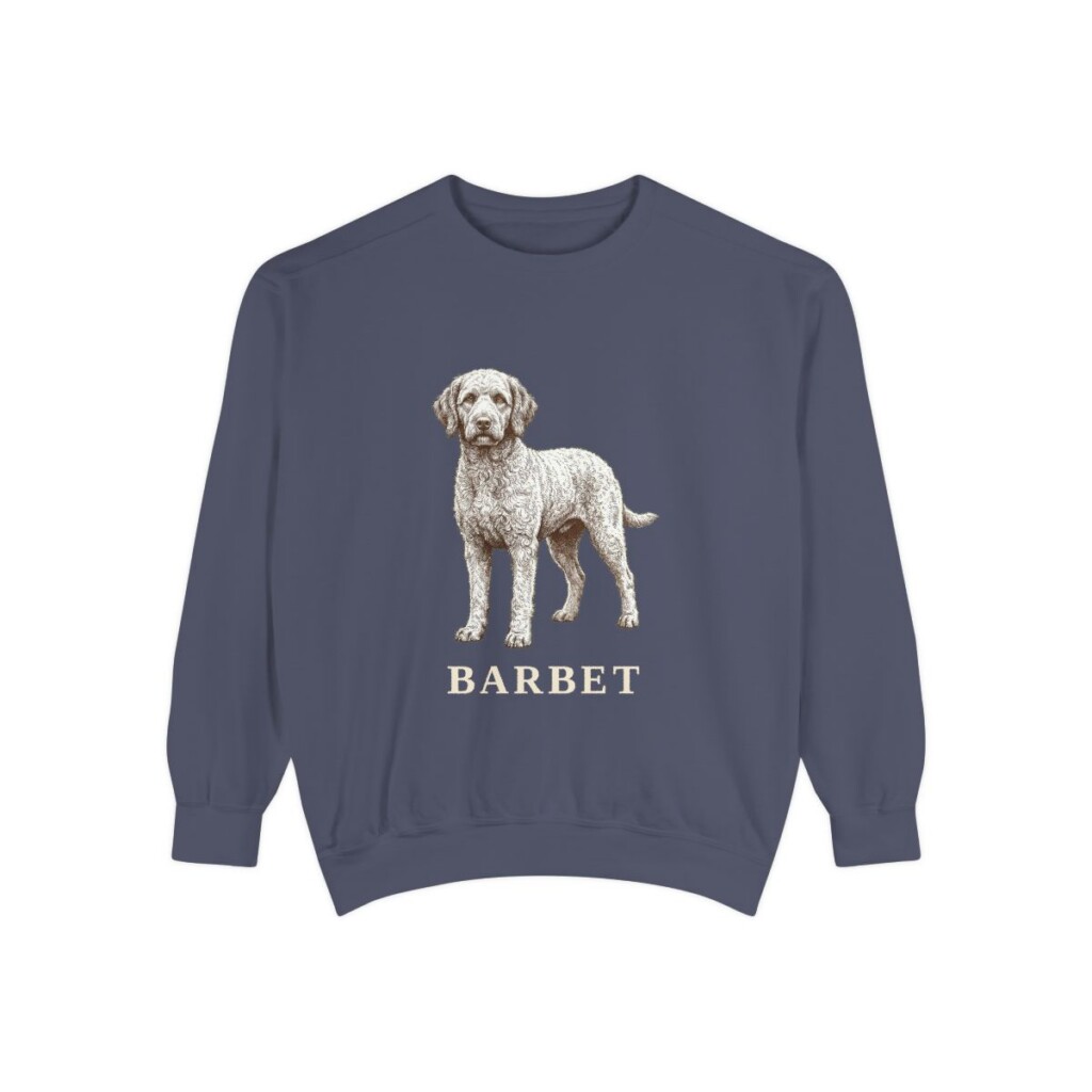 Barbet Sweatshirt, Denim, front view