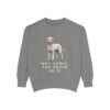 Barbet Humor Sweatshirt, Grey, front view
