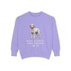 Barbet Humor Sweatshirt, Violet, front view
